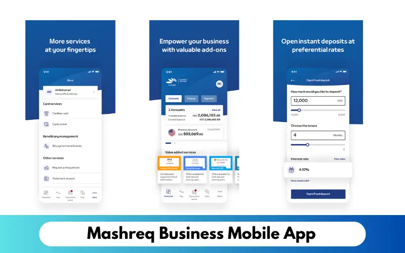 Mashreq Business Mobile App